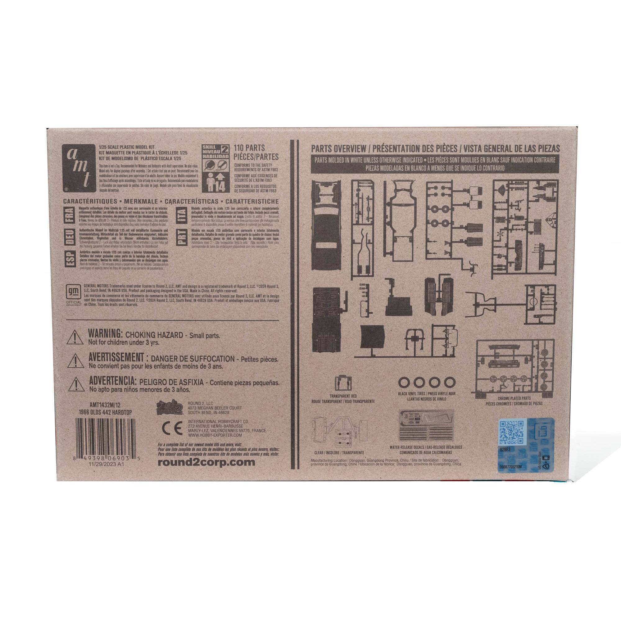 AMT® Oldsmobile® 442™ Hardtop Model Kit